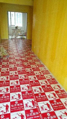 【唐山弘艺装饰】水岸东方小区在施工地